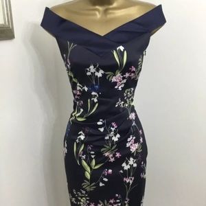 Karen Millen UK 8 US 4 Blue Dress